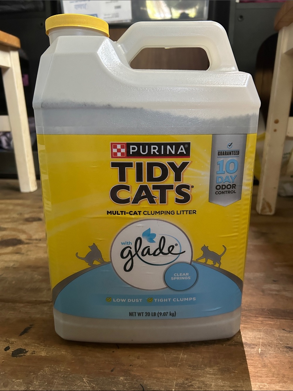 Tidy Cats Multi-Cat Clumping Litter with Glade - Yellow